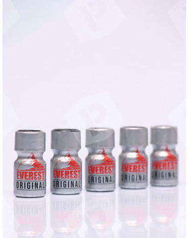 pack de cinq poppers everest original 10 ml