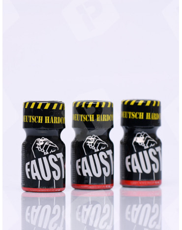 Pack de 3 flacons de poppers Faust 10 ml
