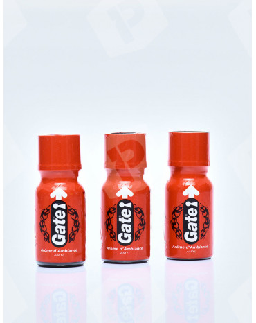 Pack de 3 poppers Gate 15 ml