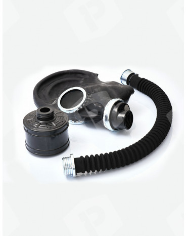 Pack masque à gaz avec tuyau et cartouche filtrante