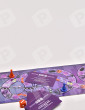 Plateau de jeu de société pour couple Fetish fun violet