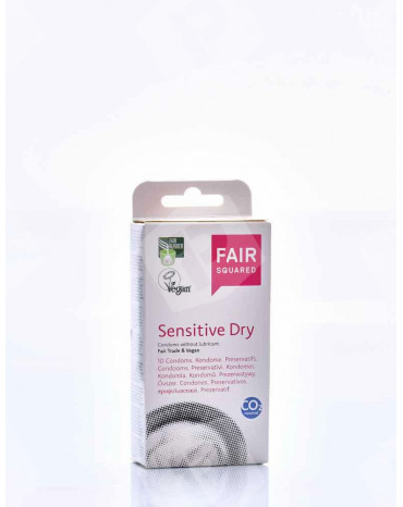 boite de 10 préservatifs faire squared sensitive dry