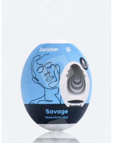 Œuf masturbateur Satisfyer Savage bleu