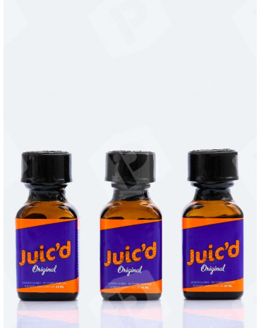 pack de 3 poppers Juic'D Original 24 ml