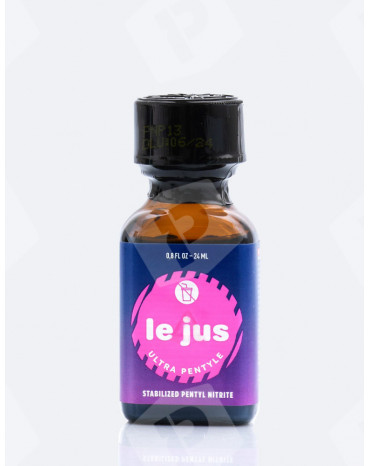 Poppers Le Jus Ultra Pentyle 24 ml rose et violet