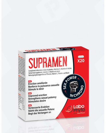 boite de 20 pilules  de stimulant sexuel supramen