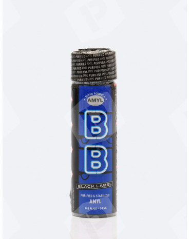 Poppers BB Amyl Black Label 24 ml Bouteille Longue