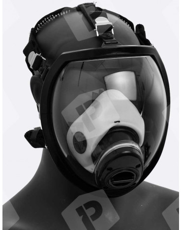 Photo masque à gaz poppers futuriste