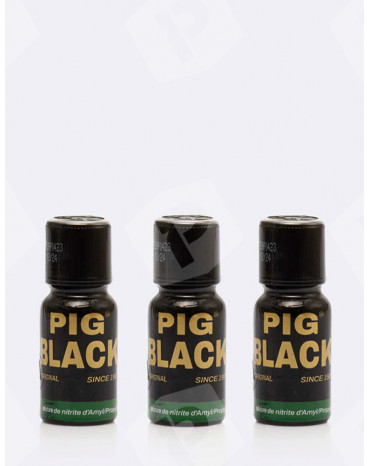 Pack Pig Black 15 ml x3