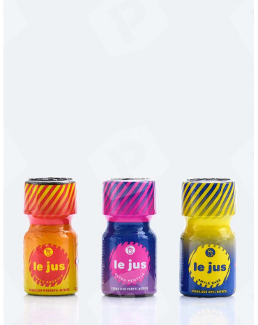 pack de 3 poppers le jus 10 ml