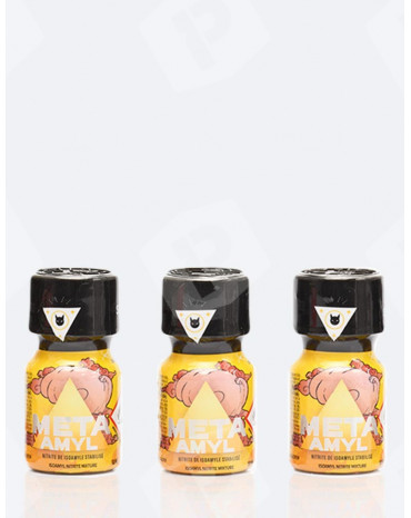 Poppers Meta Amyl 10 ml pack de 3