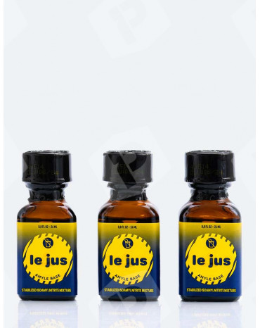 Pack Poppers Le Jus Amyl Base 24 ml x3