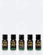 Pack de 5 poppers Pig Black 15 ml