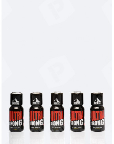 Poppers Ultra Strong 15 ml par 5 unités