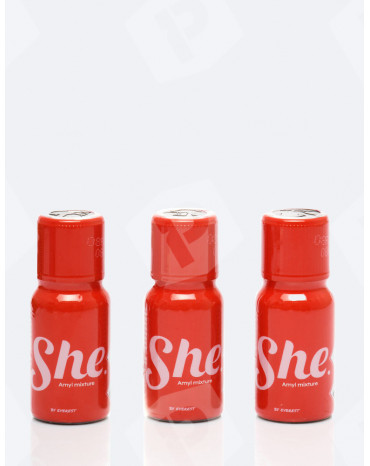 Poppers She 15 ml x3 unités