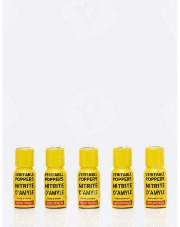Pack 5 Véritable Amyle Poppers 15 ml
