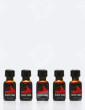 pack de 5 poppers everest black label 24 ml