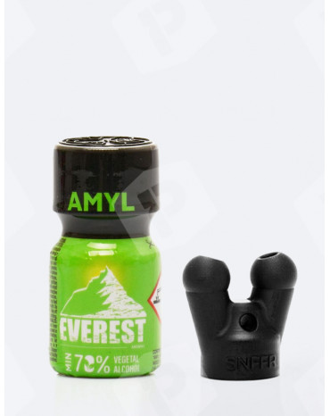 pack green peak avec un poppers everest green 10 ml et un bouchon de poppers snffr Xtrm double