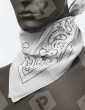 foulard gris hanky code
