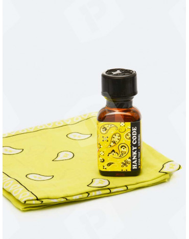 Poppers + foulard jaune hanky code