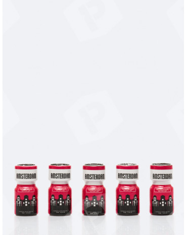 Pack 5 poppers Amsterdam original 10 ml
