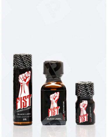 Pack Poppers Trio Fist Black Label : Pour le plaisir anal