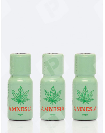 Pack de 3 poppers Amnesia 420 15 ml
