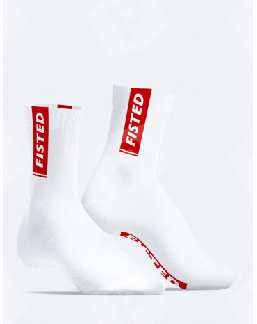 Chaussettes blanches "Fisted" - SneakXX