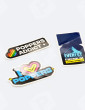 3 stickers poppers