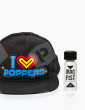 Pack Casquette LED "I LOVE POPPERS" + Iron Fist 24 ml - Vue de face