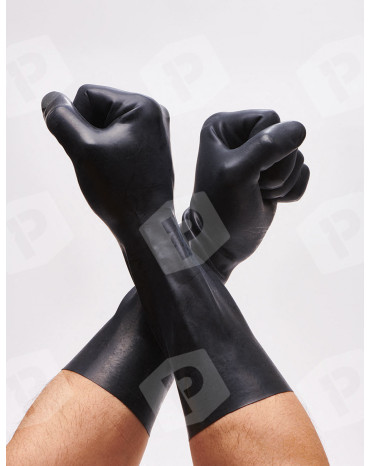 BDSM - Gants de fisting - Latex - Noir